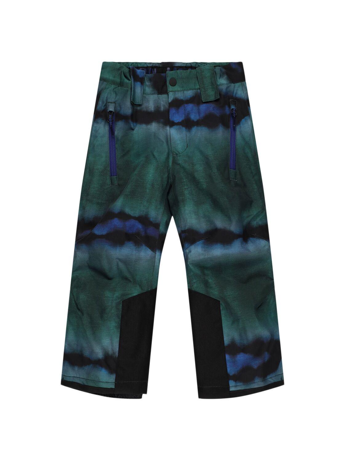 Printed Recycled Poly Blend Ski Pants by MOLO