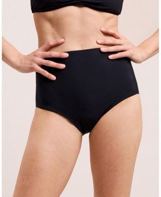 Nina Solid High Waist Bikini Bottom by MOLOCO