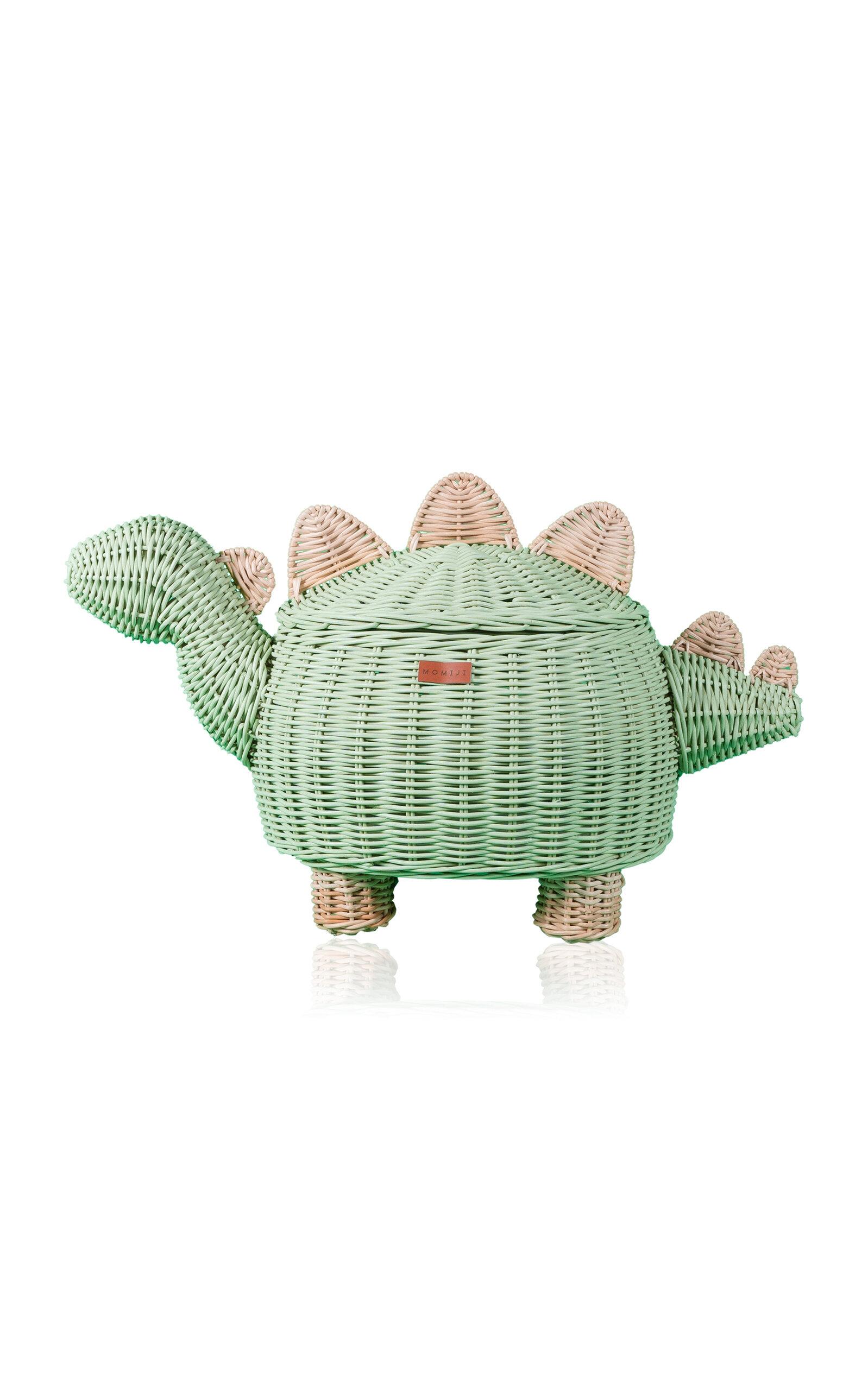 MOMIJI Dinosaur Rattan Storage Basket - Moda Operandi by MOMIJI