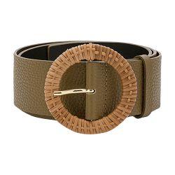 Adah leather belt by MOMONI