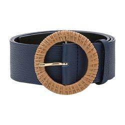 Adah leather belt by MOMONI