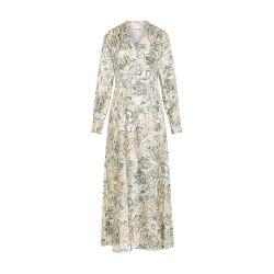 Adelaide dress in printed silk twill by MOMONI