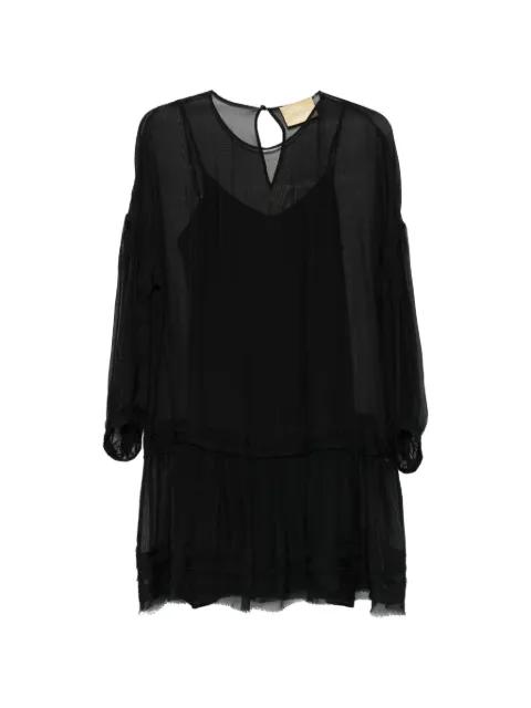 Agave ruffled mini dress by MOMONI