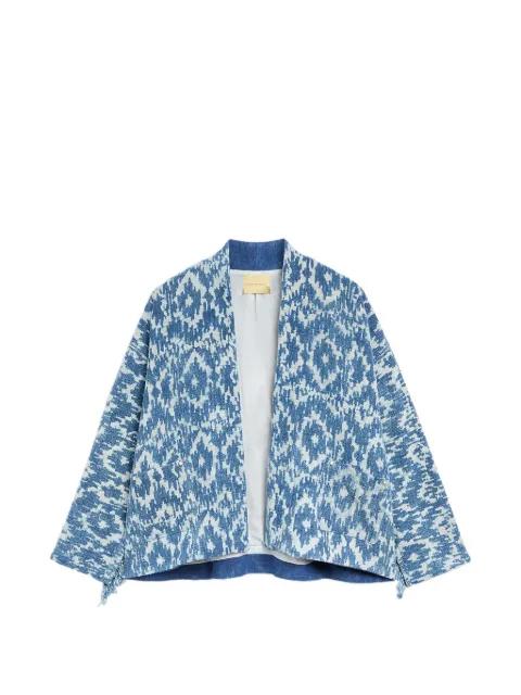 Ara printed tassel-detail jacket by MOMONI