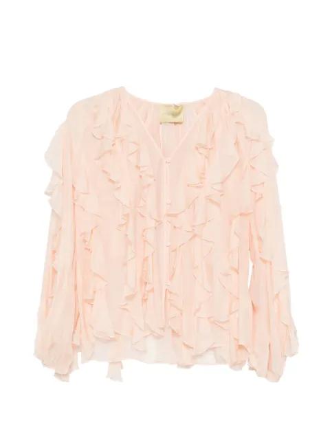 Canela ruffled blouse by MOMONI