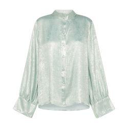 Franklin shirt in fluid laminated fabric by MOMONI