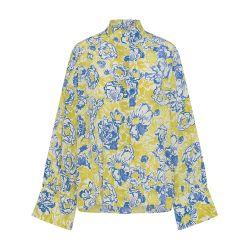 Franklin shirt in printed crepe de chine by MOMONI