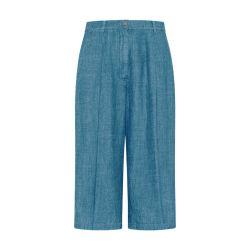 Fuerte pants in stonewashed chambray by MOMONI