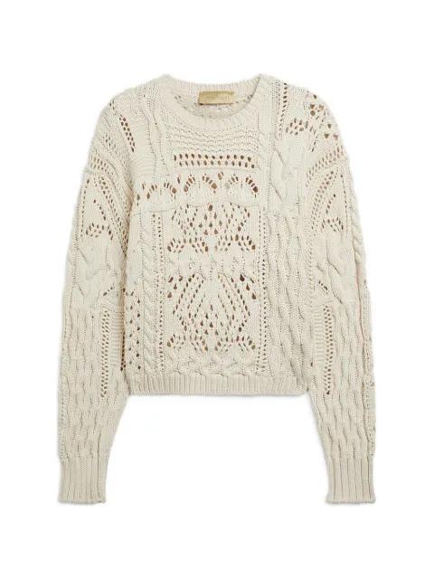 Martinez mixed stitches sweater by MOMONI