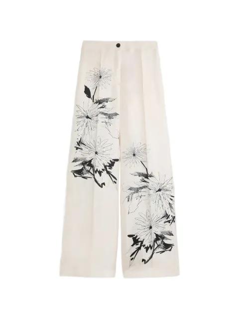 Misaki floral trousers by MOMONI