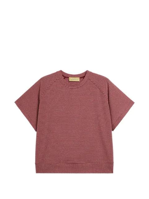 Nashoba striped-jersey raglan-sleeve T-shirt by MOMONI