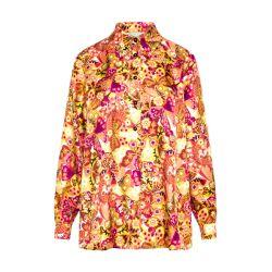 Papaya shirt in printed silk twill by MOMONI