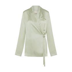 Praia in satin georgette jacket by MOMONI