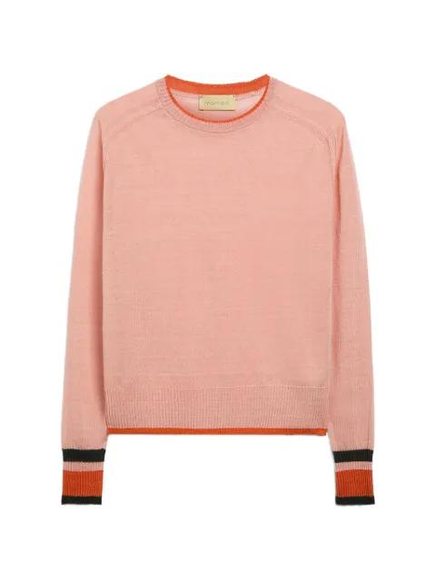 Rio contrasting edges sweater by MOMONI