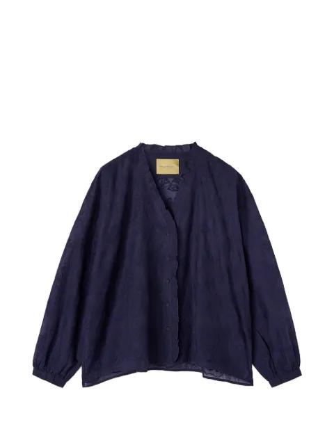 Rios embroidered ruffled shirt by MOMONI