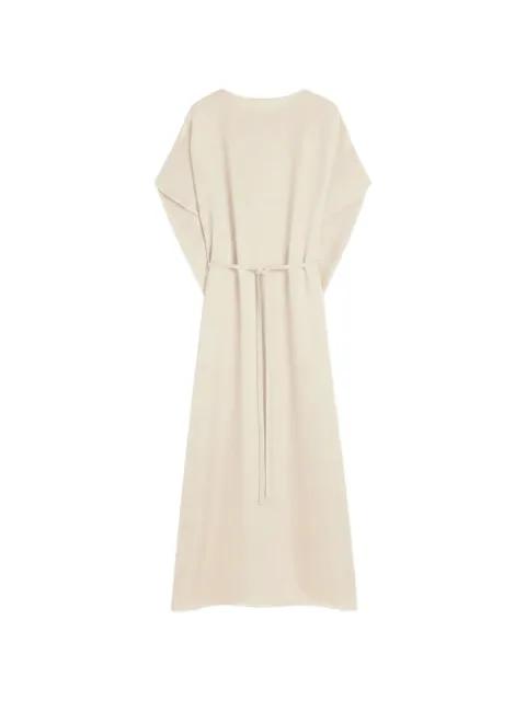 Sakari cape-sleeves maxi  dress by MOMONI