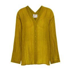 Serrania shirt in goffered viscose by MOMONI