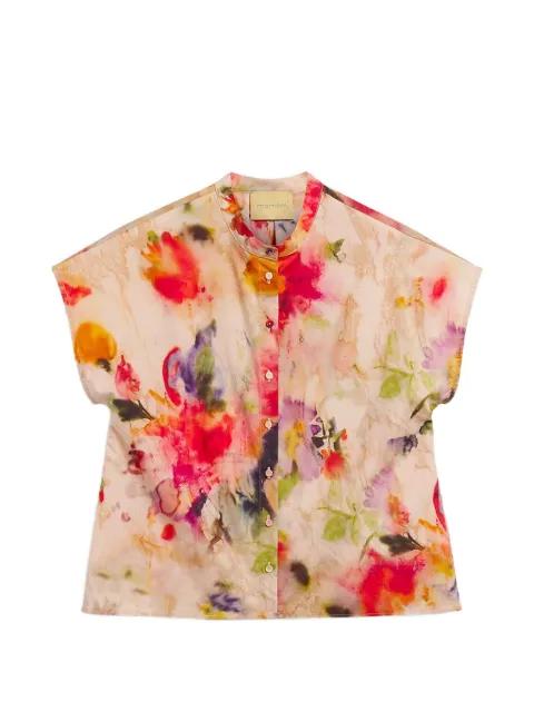 Vihuela printed cotton shirt by MOMONI