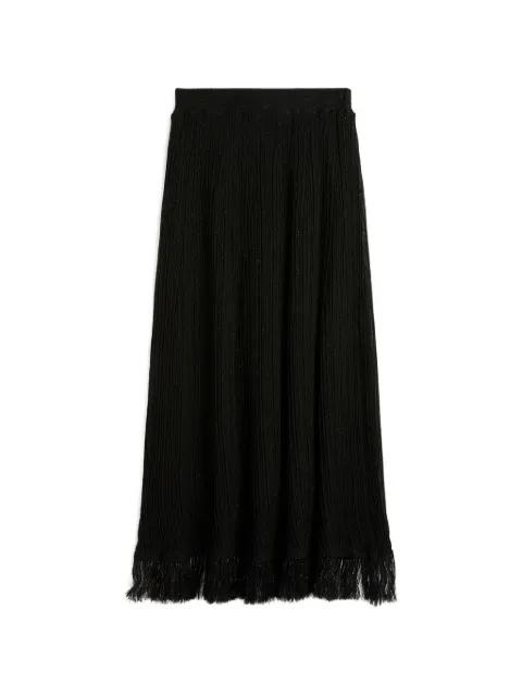 Yei fringed skirt by MOMONI
