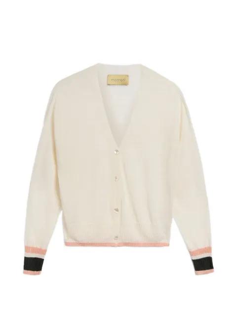 dropped-shoulder cardigan by MOMONI