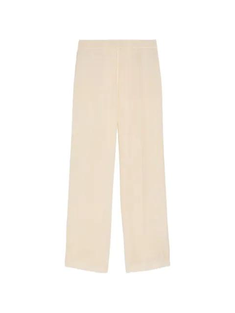 elasticated wide-leg trousers by MOMONI