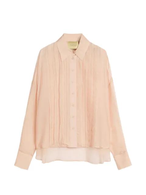 raw cut bib shirt by MOMONI