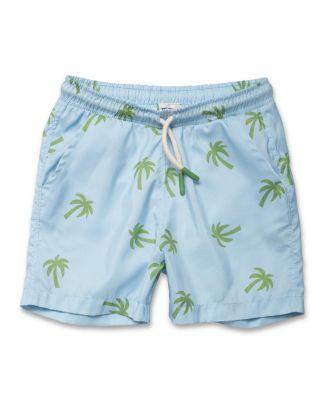 Boys' Recycled Palm Tree Swim Trunk - Baby by MON COEUR