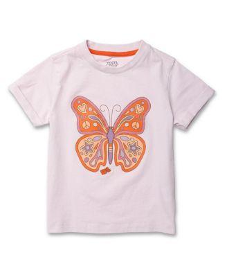 Girls' Recycled Cotton Butterfly T-Shirt - Baby by MON COEUR