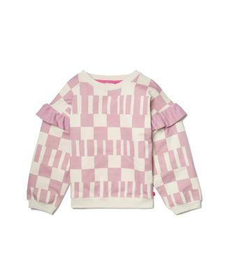 Girls' Recycled Cotton Ruffled Sweatshirt - Baby by MON COEUR