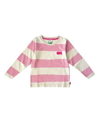 Girls' Recycled Cotton Rugby Stripe T-Shirt - Baby by MON COEUR