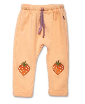 Girls' Recycled Cotton Strawberry Patch Pants - Baby by MON COEUR