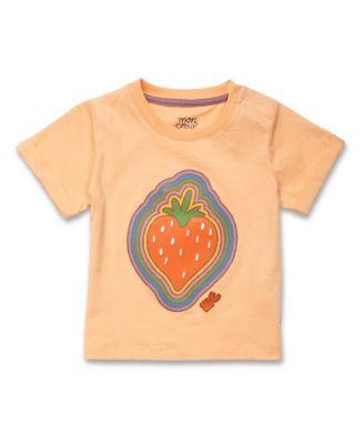Girls' Recycled Cotton Strawberry T-Shirt - Baby by MON COEUR