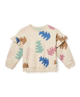 Unisex Recycled Cotton Autumn Ruffle Sweatshirt - Baby by MON COEUR