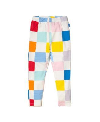 Unisex Recycled Cotton Checkered Leggings - Baby by MON COEUR