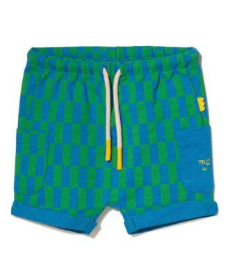 Unisex Recycled Cotton Checkered Short - Baby by MON COEUR