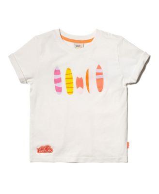 Unisex Recycled Cotton Surfboard T-Shirt - Little by MON COEUR