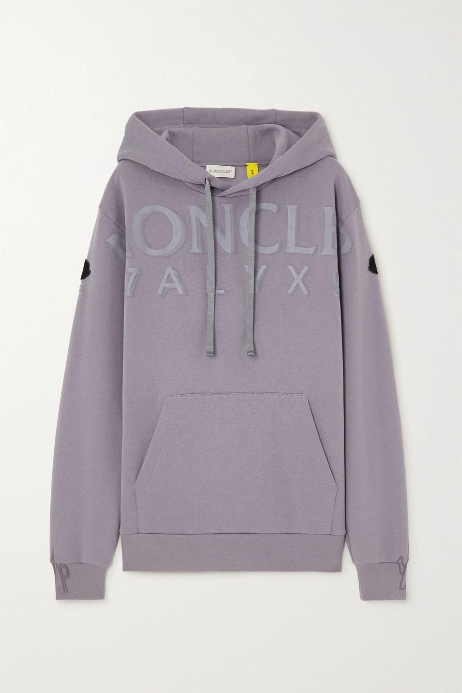 + 1017 ALYX 9SM printed cotton-blend jersey hoodie by MONCLER