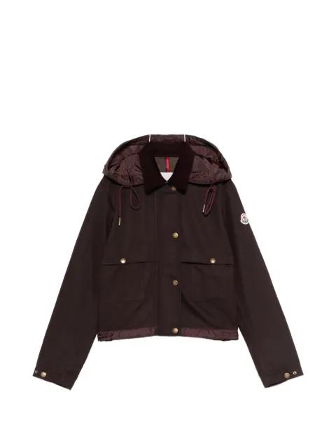 Aconitum button hoodied jacket by MONCLER