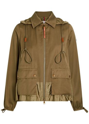 Adenium hoodied woven jacket by MONCLER