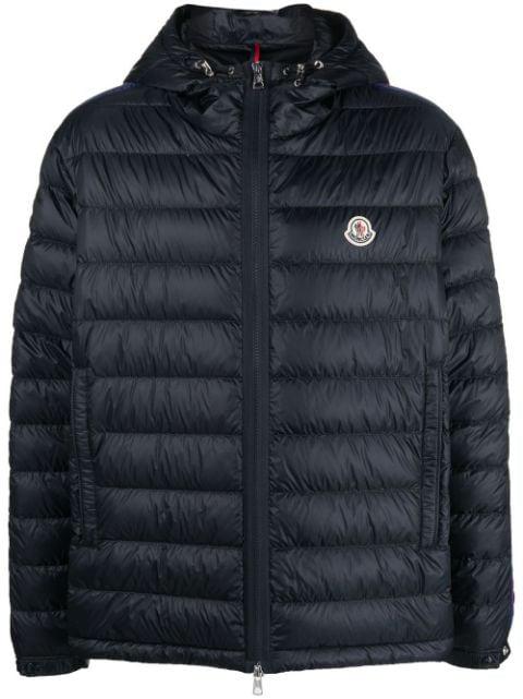 Agout logo-patch puffer jacket by MONCLER