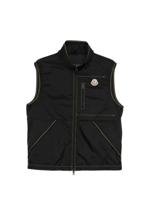 Ansiei contrast stitch vest by MONCLER