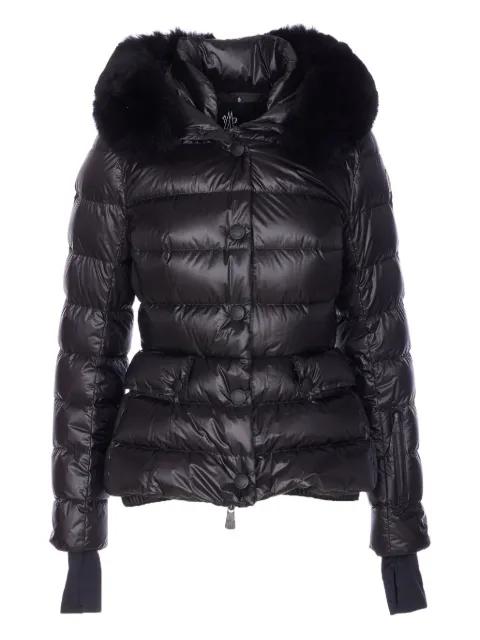 Armoniques fur-trim down jacket by MONCLER
