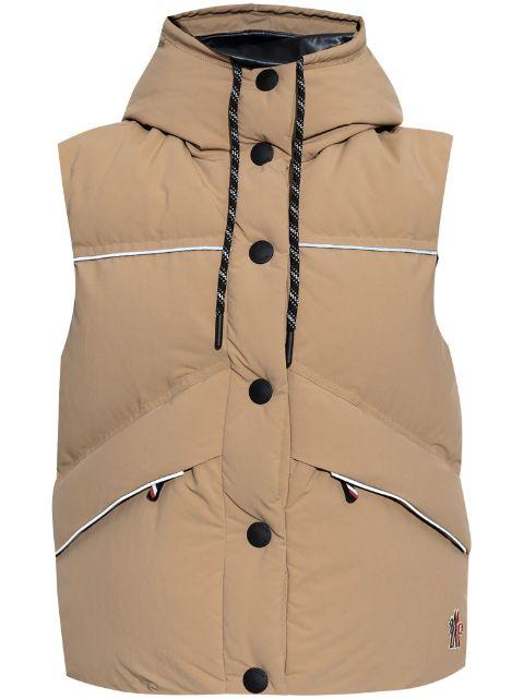 Arolla hoodied down gilet by MONCLER