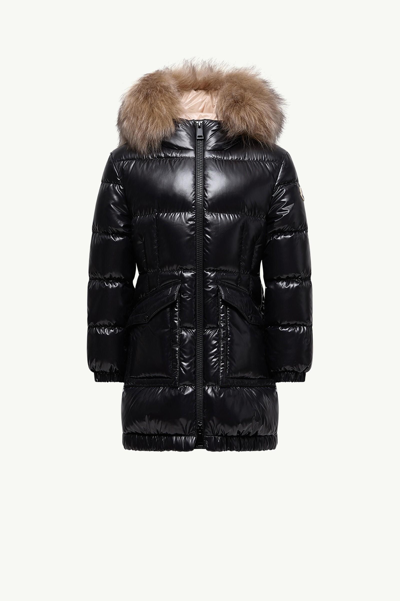 Aruna Shearling-Trimmed Hooded Down Jacket by MONCLER