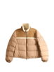 Aurore shearling-trim panelled jacket by MONCLER Aurore shearling-trim panelled jacket by MONCLER