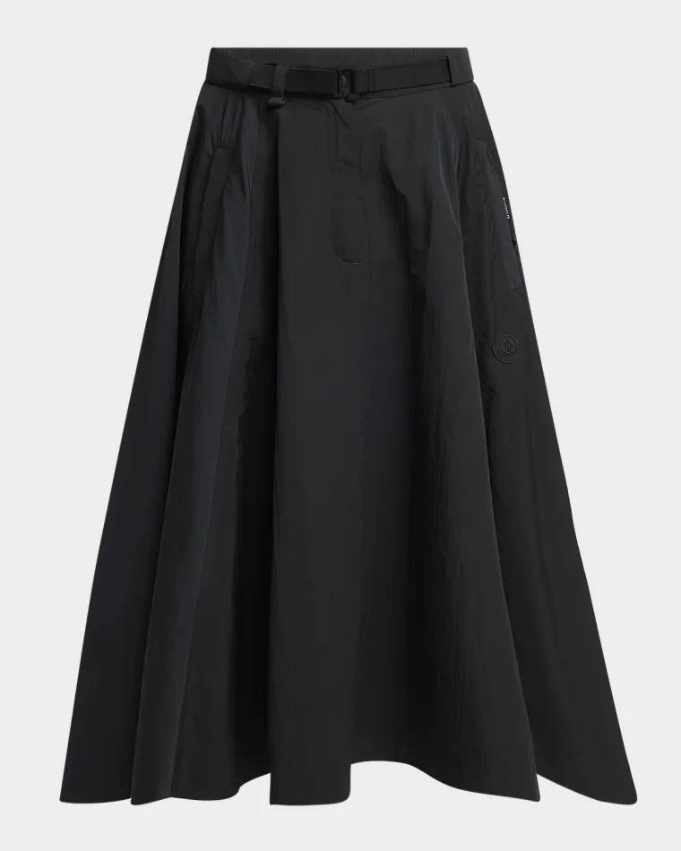 Belted Midi Skirt by MONCLER