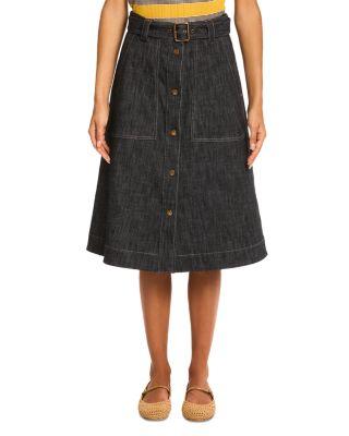 Belted Midi Skirt by MONCLER