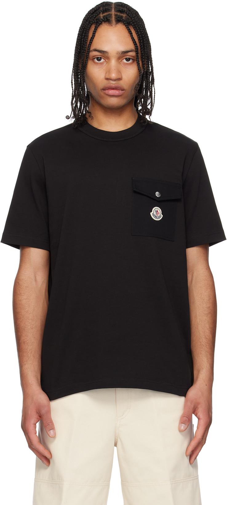 Black Archivio SS T-shirt by MONCLER