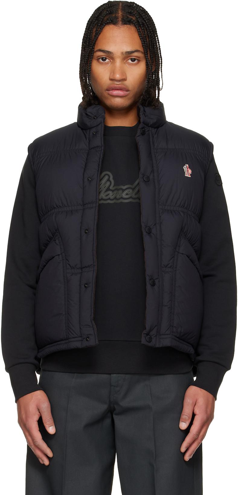 Black Aul Down Vest by MONCLER