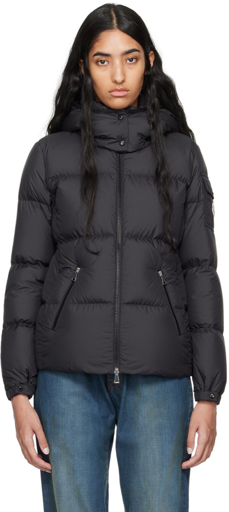 Black Fourmines Down Jacket by MONCLER